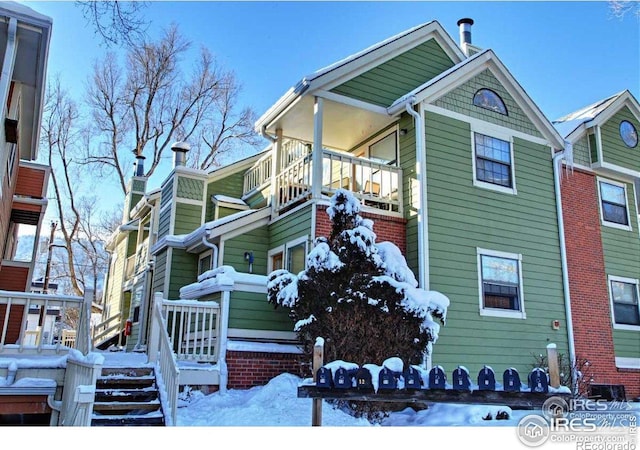 3025 Broadway St Unit 17, Boulder, CO 80304 - view of front of house featuring a balcony