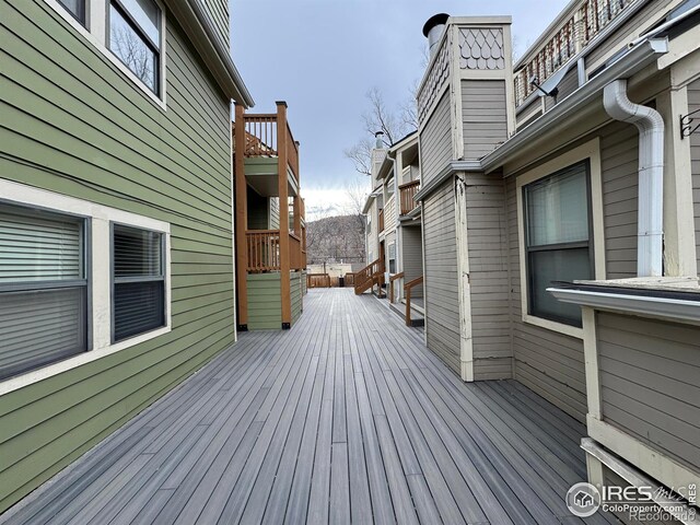 3025 Broadway St Unit 17, Boulder, CO 80304 - view of wooden terrace