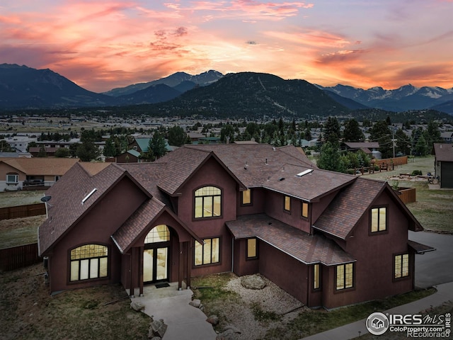1740 N Ridge Ln, Estes Park, CO 80517 - view of mountain backdrop