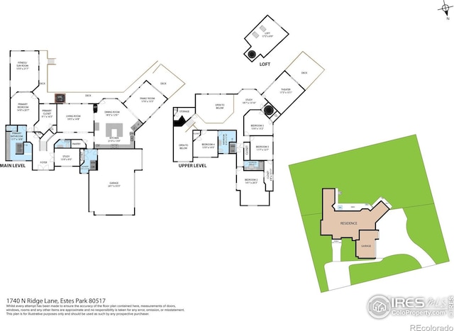 1740 N Ridge Ln, Estes Park, CO 80517 - view of property floor plan