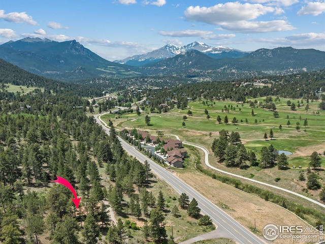 1650 Powelly Ln, Estes Park, CO 80517 - bird's eye view of a mountainous background