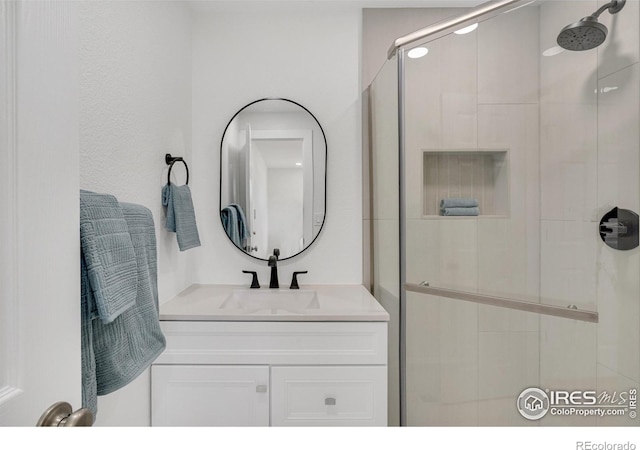 7826 Joan Dr, Denver, CO 80221 - full bathroom with a shower stall and vanity