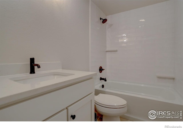 961 Eldorado Ln, Louisville, CO 80027 - bathroom with vanity and shower / washtub combination