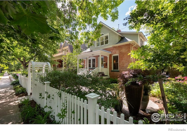 512 Marine St, Boulder, CO 80302 - view of front of home featuring brick siding