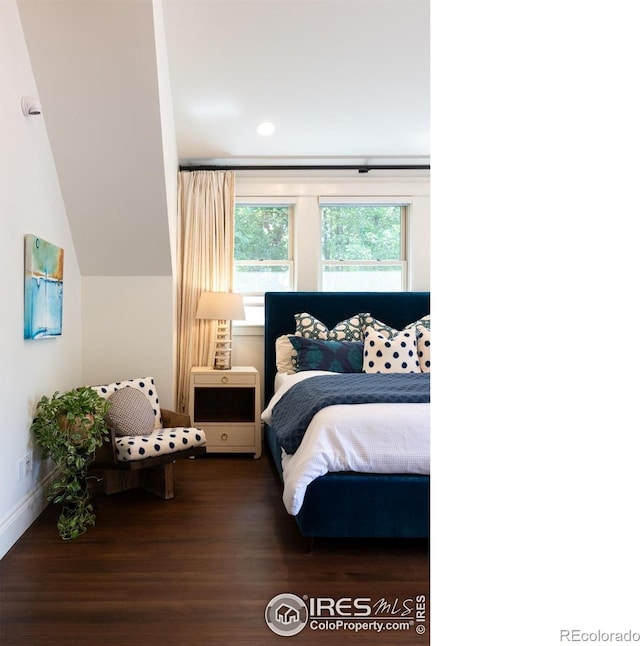 512 Marine St, Boulder, CO 80302 - bedroom with wood finished floors and recessed lighting