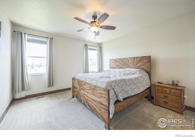 1897 Holloway Dr, Windsor, CO 80550 - bedroom featuring carpet and a ceiling fan