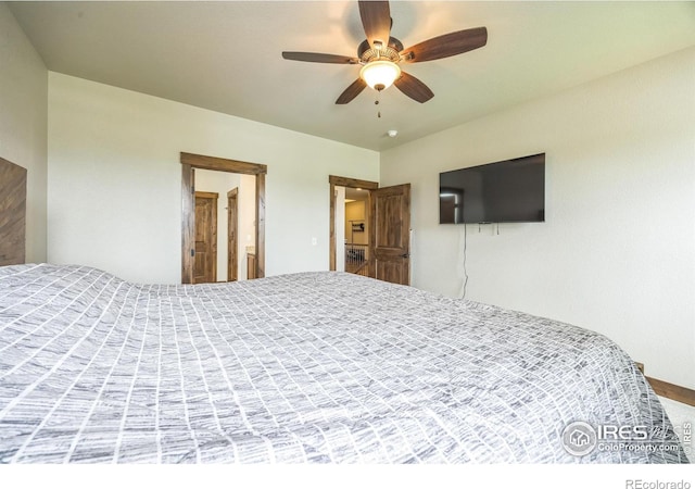 1897 Holloway Dr, Windsor, CO 80550 - bedroom featuring a ceiling fan