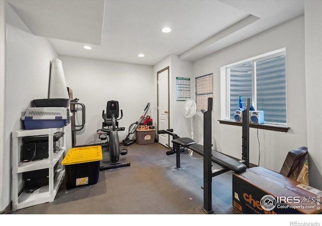 11861 Fairplay St, Commerce City, CO 80603 - exercise area featuring recessed lighting