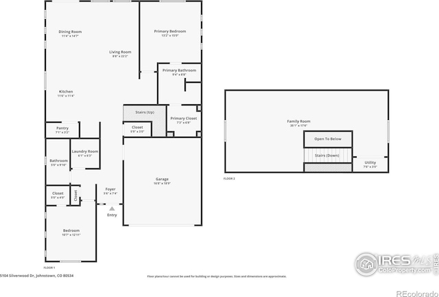 5104 Silverwood Dr, Johnstown, CO 80534 - view of home floor plan