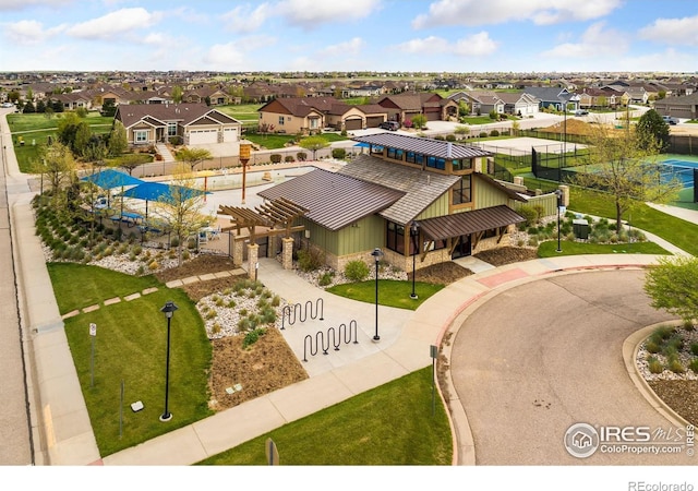6582 Spanish Bay Dr, Windsor, CO 80550 - aerial perspective of suburban area