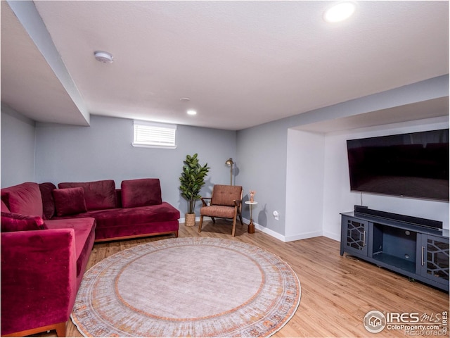 1750 Trenton St, Denver, CO 80220 - living area with wood finished floors and recessed lighting