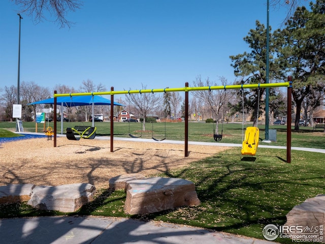 1750 Trenton St, Denver, CO 80220 - community playground with a lawn