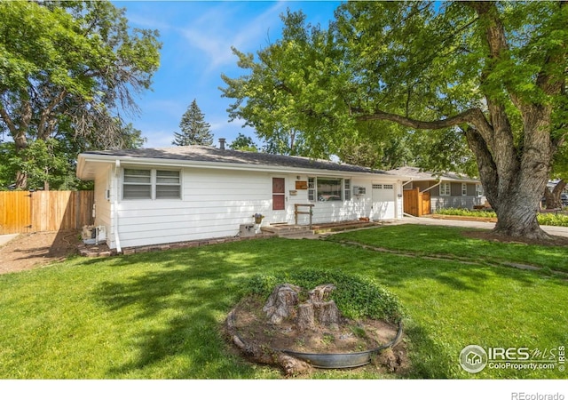 408 Riddle Dr, Fort Collins, CO 80521 - ranch-style home with a garage and driveway