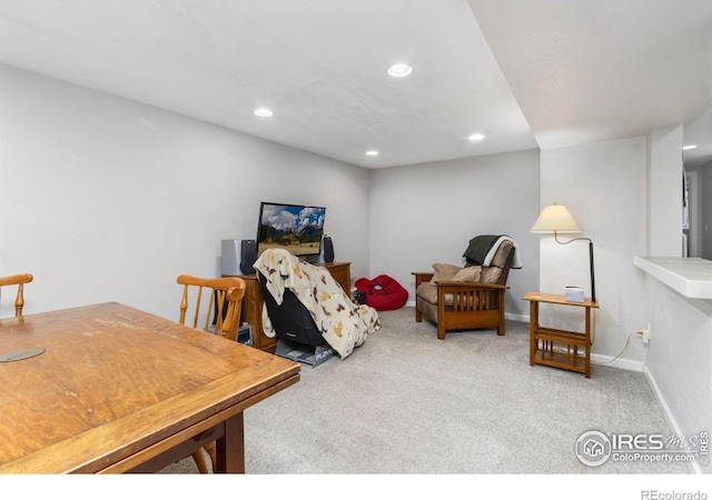 408 Riddle Dr, Fort Collins, CO 80521 - carpeted living room with recessed lighting and baseboards