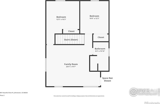 991 Peaceful View Pl, Johnstown, CO 80534 - view of home floor plan