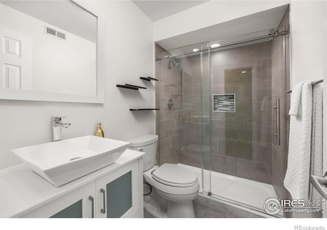 5904 Gunbarrel Ave Unit B, Boulder, CO 80301 - full bathroom featuring vanity and a shower stall