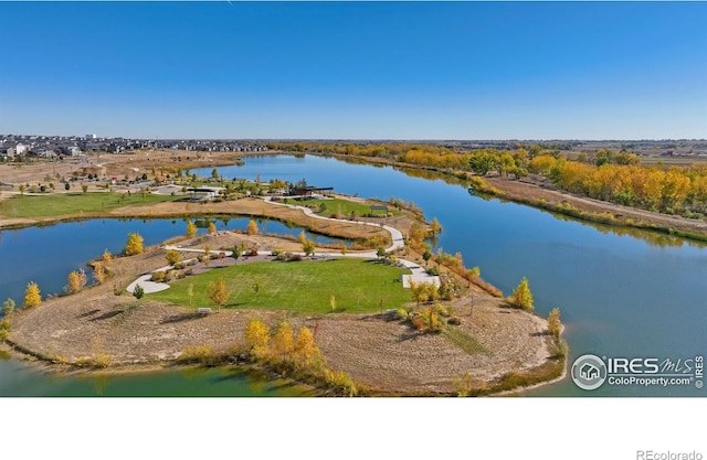 13804 Quartz St, Mead, CO 80504 - aerial view of property's location featuring a large body of water