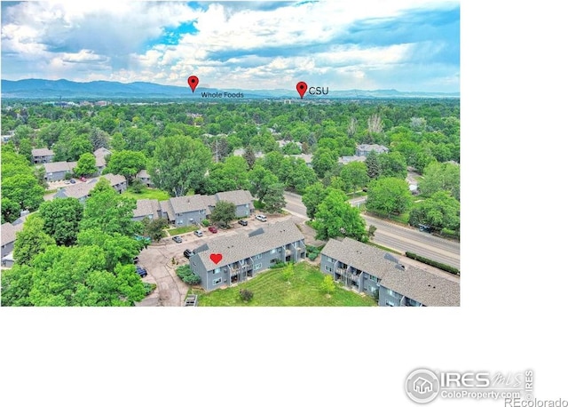 801 E Drake Rd Unit G77, Fort Collins, CO 80525 - aerial view of a mountain backdrop