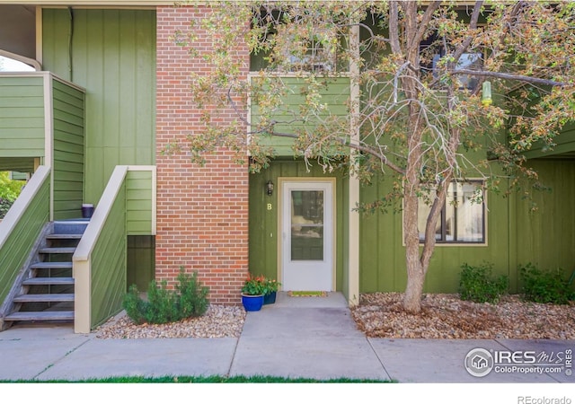 1410 Bacchus Dr Unit B12, Lafayette, CO 80026 - entrance to property with brick siding
