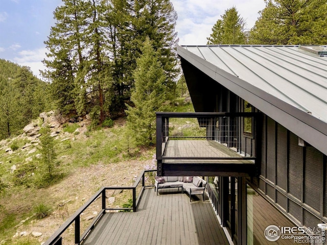 781 Cold Springs Rd, Nederland, CO 80466 - deck with an outdoor living space