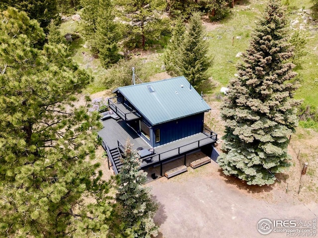 781 Cold Springs Rd, Nederland, CO 80466 - aerial view of property and surrounding area