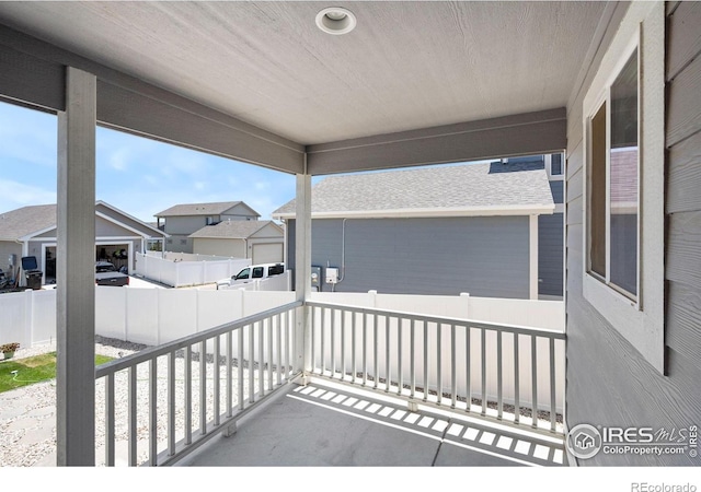 4216 Yellowbells Dr, Evans, CO 80620 - balcony with a residential view