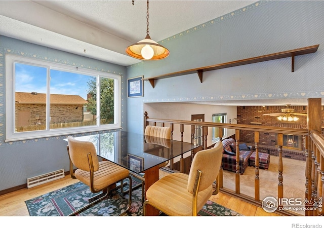 610 S Broadway Ave, Fort Lupton, CO 80621 - dining space featuring wood finished floors and ceiling fan
