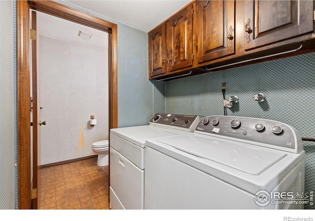 610 S Broadway Ave, Fort Lupton, CO 80621 - washroom with washer and dryer and baseboards