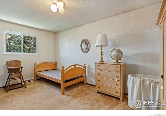 610 S Broadway Ave, Fort Lupton, CO 80621 - bedroom with light colored carpet and a textured ceiling