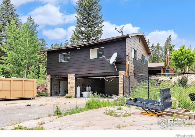 8451 Peak To Peak Hwy, Allenspark, CO 80510 - view of front facade featuring stone siding
