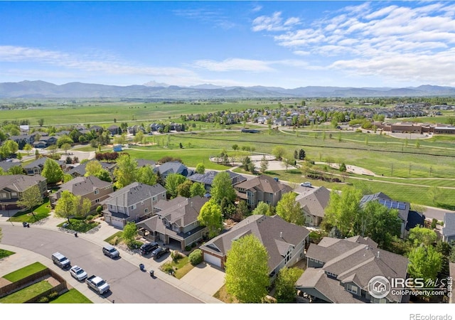 1513 Cannon Mountain Dr, Longmont, CO 80503 - aerial view of residential area with a mountainous background