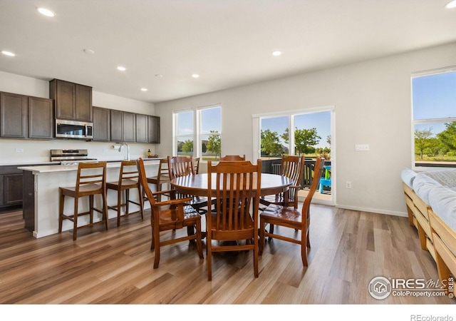 3775 Ginkgo St, Wellington, CO 80549 - dining room featuring healthy amount of natural light, light wood finished floors, and recessed lighting