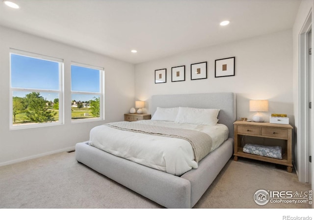 3775 Ginkgo St, Wellington, CO 80549 - bedroom with light carpet and recessed lighting