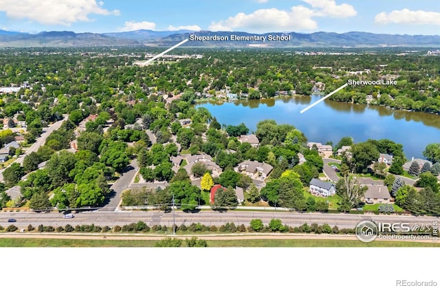 3012 Anchor Way Unit 3, Fort Collins, CO 80525 - bird's eye view of a water and mountain view