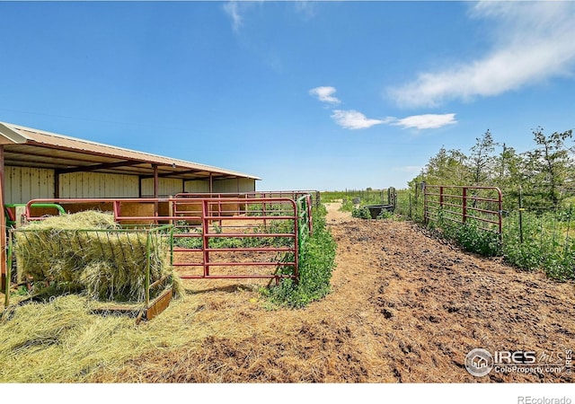 18247 County Road 22, Fort Lupton, CO 80621 - view of yard featuring an exterior structure and an outdoor structure