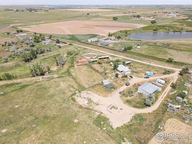 18247 County Road 22, Fort Lupton, CO 80621 - aerial view of property and surrounding area with a large body of water and rural landscape