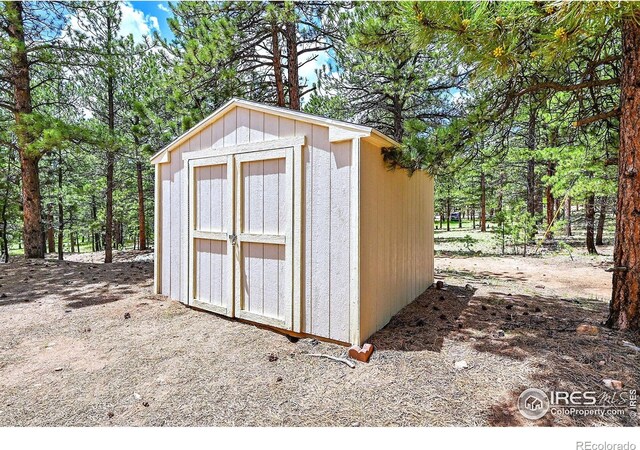 56 Bounty Hunter Ln, Bailey, CO 80421 - view of shed