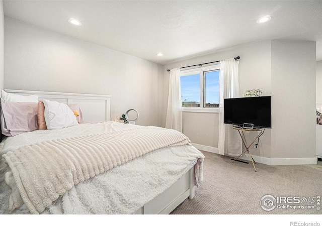 4615 Kitchell Way, Fort Collins, CO 80524 - bedroom with light carpet and recessed lighting