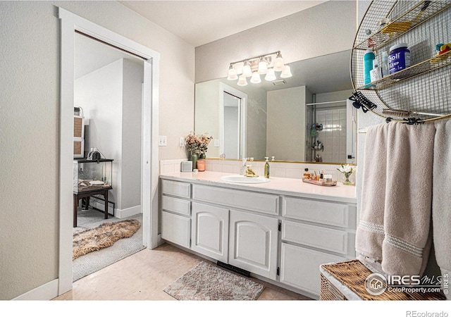 4615 Kitchell Way, Fort Collins, CO 80524 - bathroom with vanity and a shower