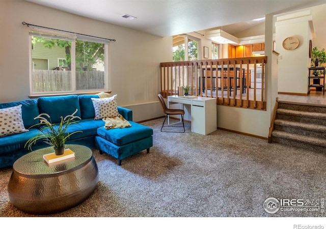 425 Walden Way, Fort Collins, CO 80526 - carpeted living area with healthy amount of natural light