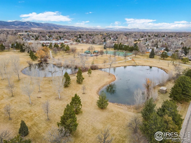 425 Walden Way, Fort Collins, CO 80526 - bird's eye view of a water and mountain view