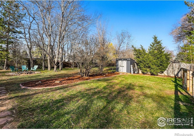 6755 W 33rd Ave, Wheat Ridge, CO 80033 - view of yard with a storage unit