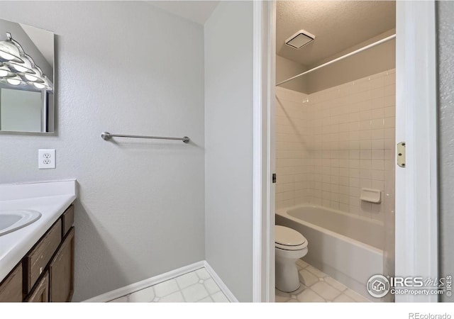 5491 E 117th Ave, Thornton, CO 80233 - full bathroom featuring vanity and shower / washtub combination