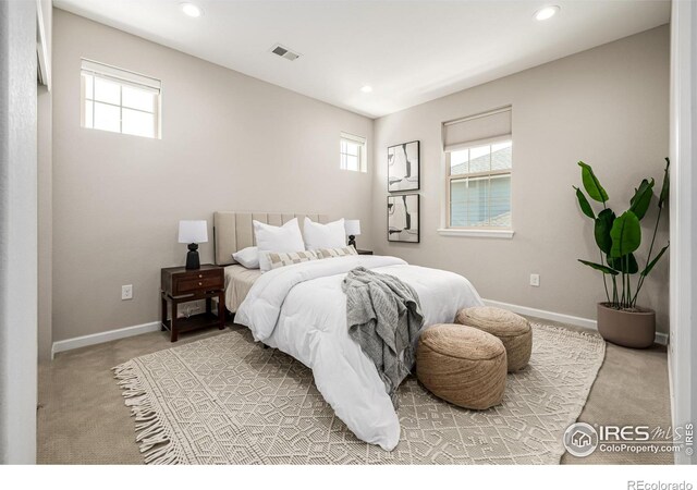 1389 Lyons Ln, Erie, CO 80516 - carpeted bedroom with baseboards and recessed lighting