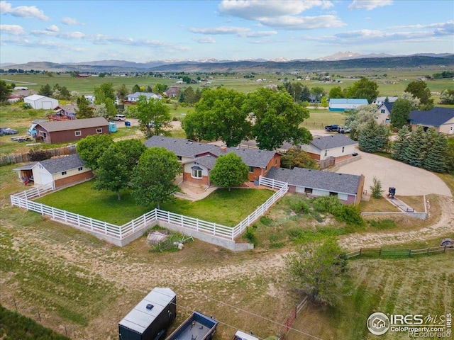 3400 Erving Ct, Berthoud, CO 80513 - aerial view of sparsely populated area featuring mountains