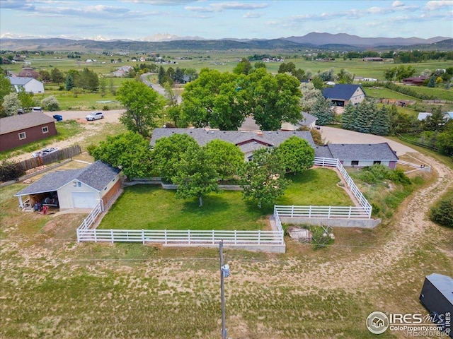 3400 Erving Ct, Berthoud, CO 80513 - overview of rural landscape with a mountainous background