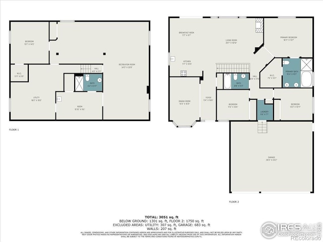 2707 Pochard Ct, Johnstown, CO 80534 - view of floor plan / room layout