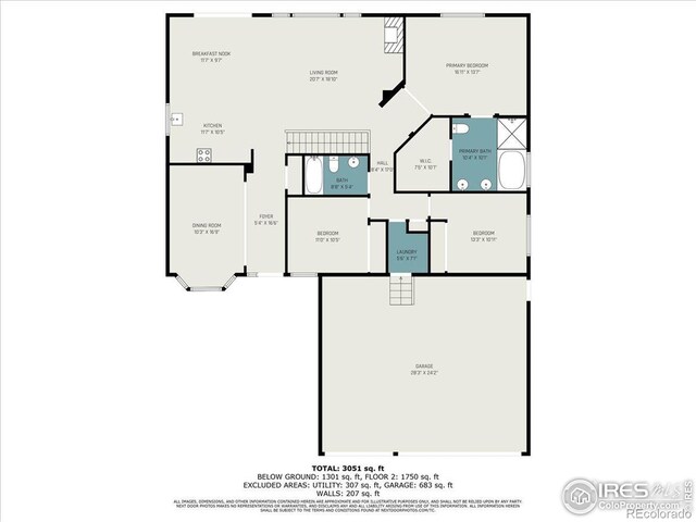 2707 Pochard Ct, Johnstown, CO 80534 - view of property floor plan