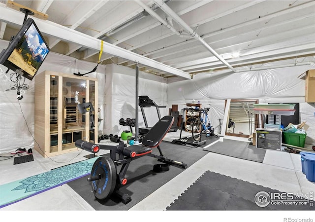 2156 Setting Sun Dr, Windsor, CO 80550 - view of workout area