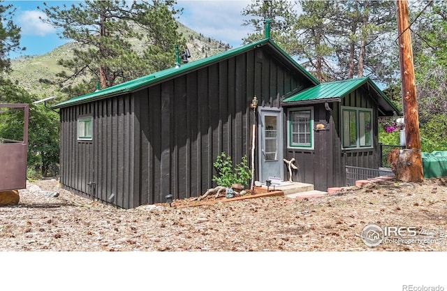 30 Falls Creek Dr, Bellvue, CO 80512 - view of outbuilding with a mountain view